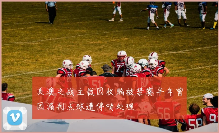 美澳之战主裁因收贿被禁赛半年曾因漏判点球遭停哨处理
